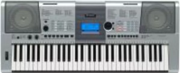 Продам Yamaha PSR-E403 с блоком и подставкой для нот