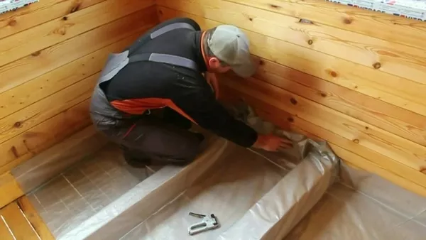 Монтаж деревянных полов с утеплением в Витебске 3